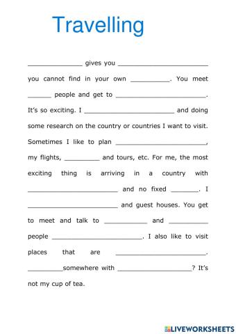 Listening travelling