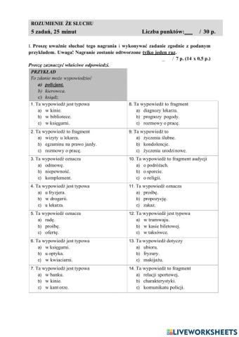 POZIOM PROGOWY-b1-słuchanie-mówienie