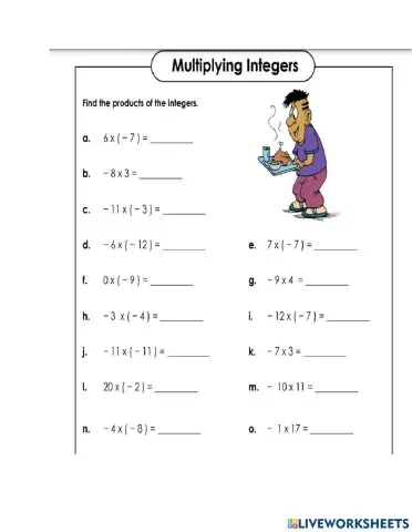 Multiplying Integers