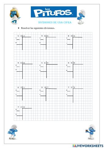 División de una cifra