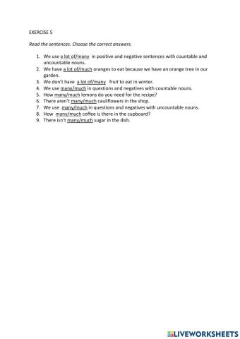 IE0, Unit 5, Grammar and Vocabulary, Exercise 5