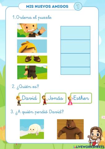 Mis nuevos amigos: David