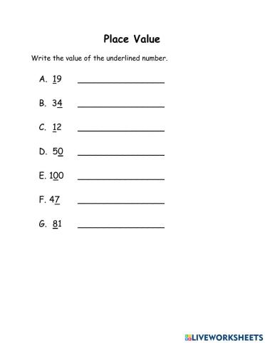 place value