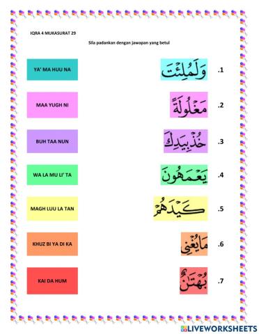 Iqra 4 mukasurat 29