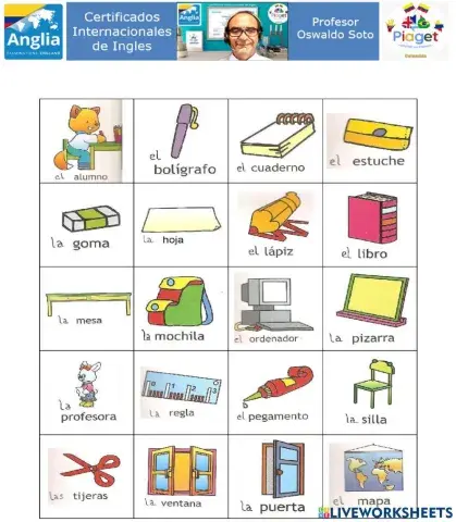 Classroom vocabulary 10