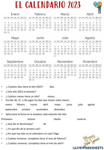 El Calendario 2023