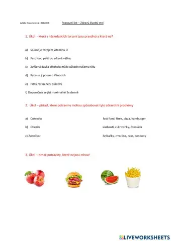 Zdravý životní styl