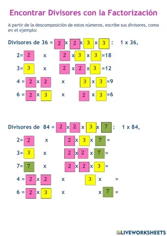 Ficha Divisibilidad 5