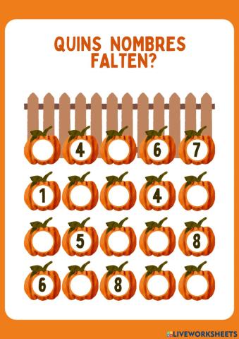 Quins nombres falten?