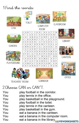 EN2-U1-School parts-wordsearch