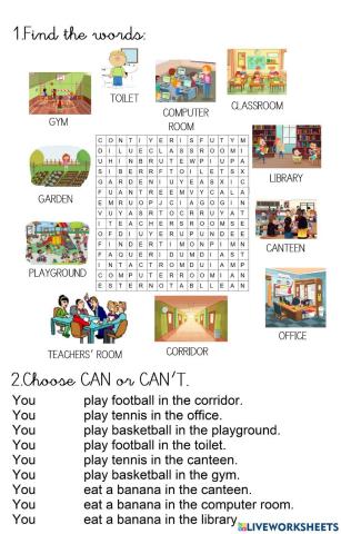 EN2-U1-School parts-wordsearch