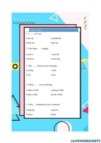 Simple Present Tense