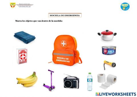 Mochila de emergencia