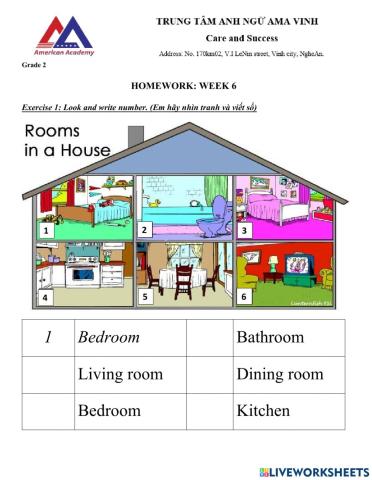 Week 6 grade 2 u3 family and house