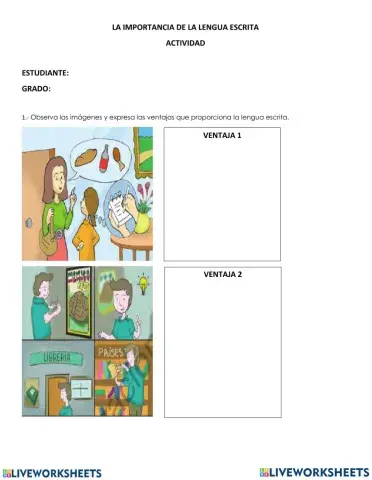 Importancia de la Lengua escrita