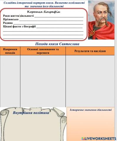 Князь Святослав