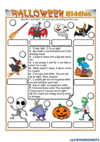 Halloween riddles