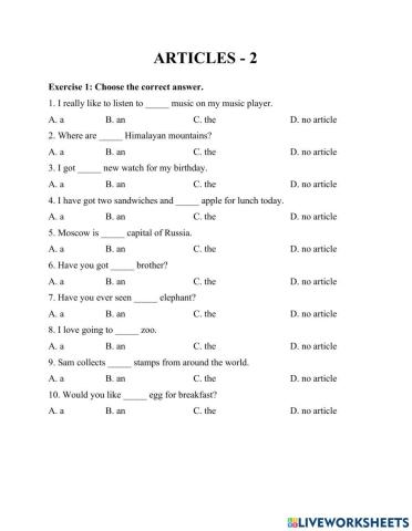 Articles