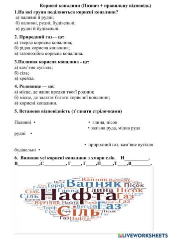 Корисні копалини