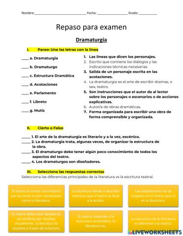 AC Repaso Dramaturgia
