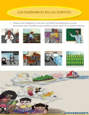 Los escenarios en los cuentos