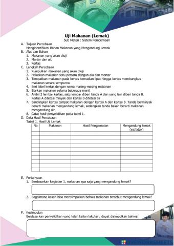 LKPD Uji Lemak