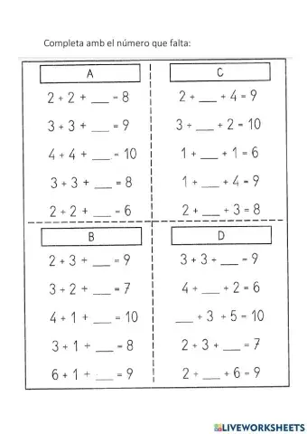 Sumes OAOA per decomposició