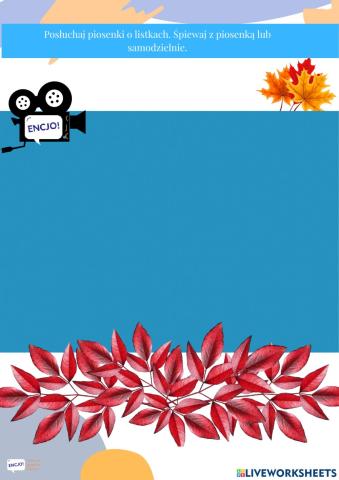 Autumn leaves are falling down