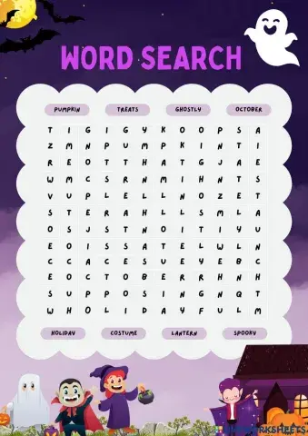 Halloween Crossword Puzzle