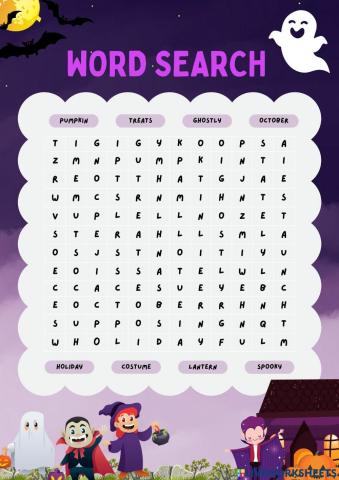 Halloween Crossword Puzzle