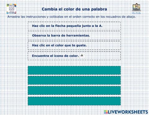 Cambiar el color de la Fuente