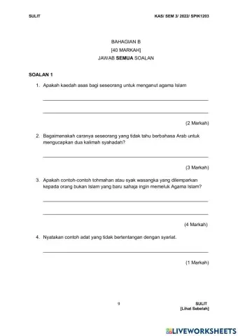Fiqh mualaf bhg b midterm okt 2022 set 2