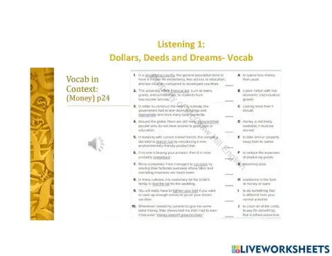 Listening 1Different Points of View