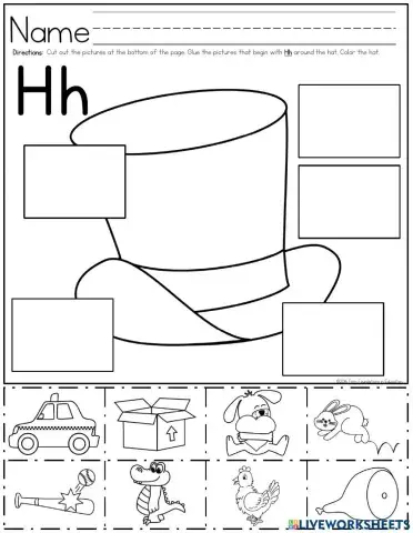 Letter H Sound Identify