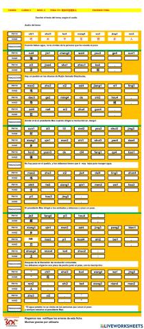 Chino mandarin primaria (YUWEN), curso 1, nivel 2, tema T01 – TEMA CON AUDIO