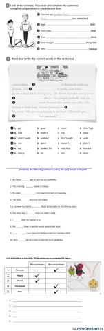 Grammar - English 6ºEP