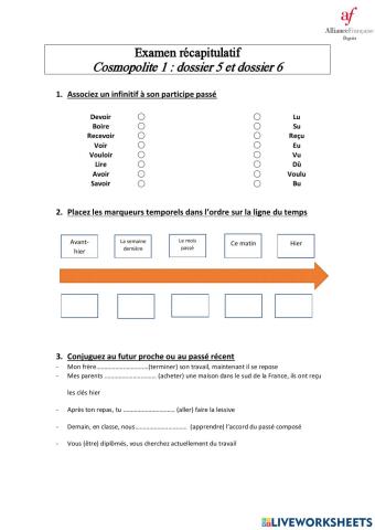 Cosmopolite 1 : dossier 5 et dossier 6