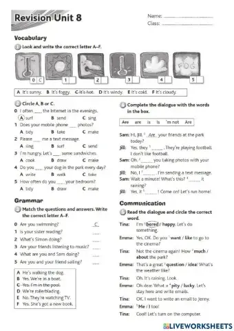 Activity unit 8 kids 4