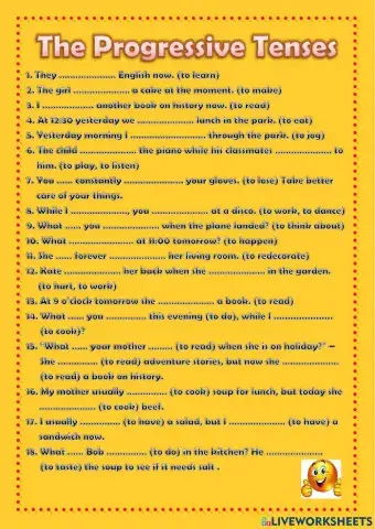 The Progressive Tenses