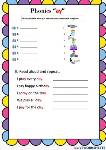 Phonics ay