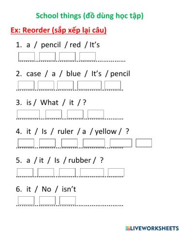 School things rẻoder