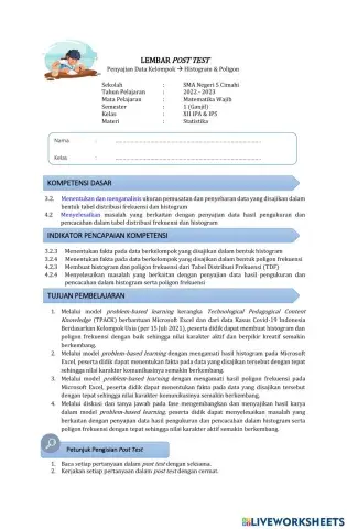 Histogram dan Poligon