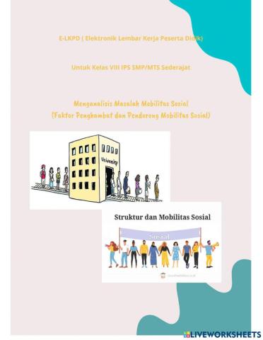 E-LKPD Mobilitas Sosial