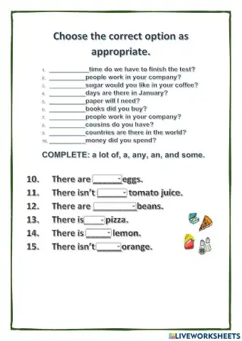 How much and How Many