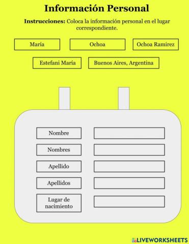 Información personal