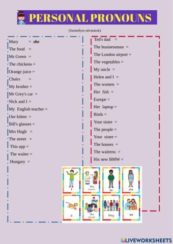Personal Pronouns