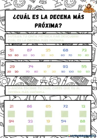 Aproximación a la decena