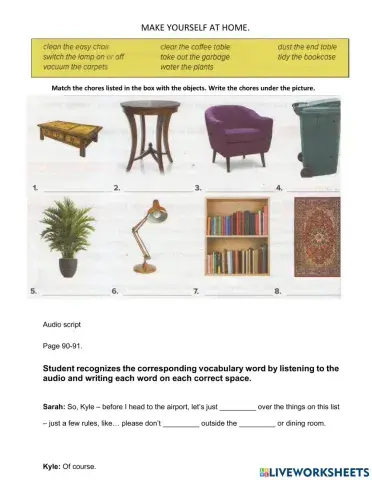 Make yourself at home