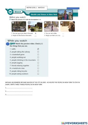 Metro level 1 unit 8