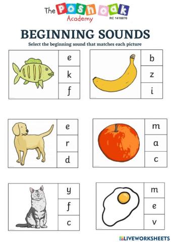 Beginning Sounds